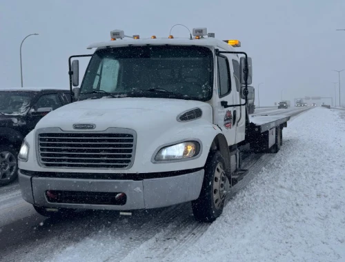 Winter road preparation items for safer driving during Alberta snow, ice, and freezing weather.