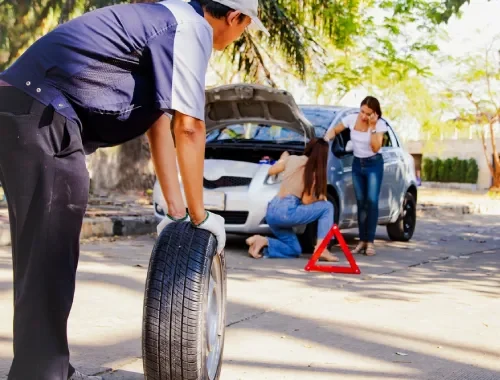 tire change langdon