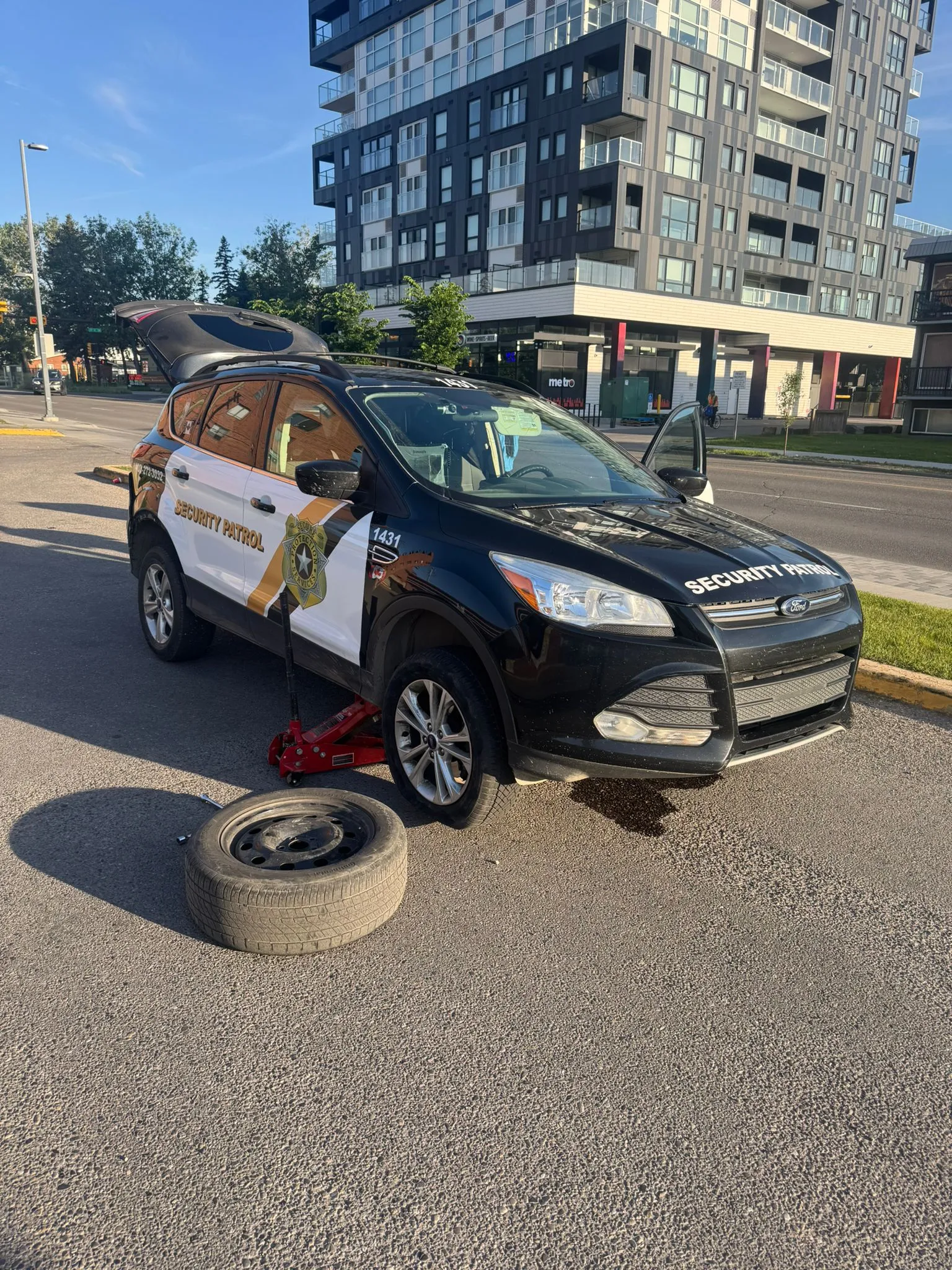 tire change strathmore