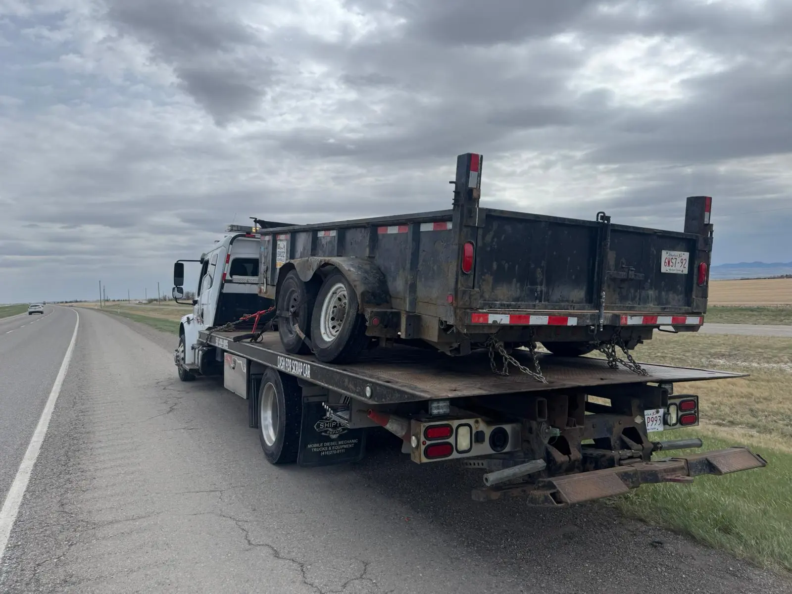 flatbed towing okotoks