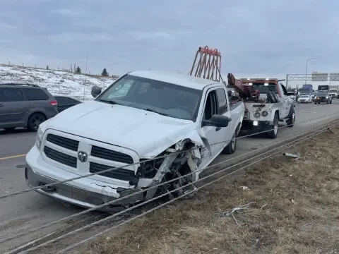 Accident towing service for damaged vehicles on Okotoks roads