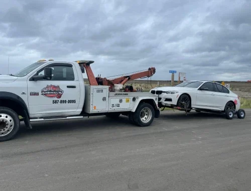 Northeast Calgary towing support for cars, pickups, vans, and light-duty vehicles