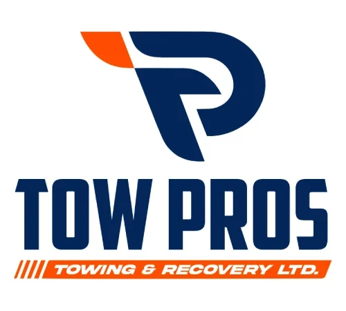 Tow Pros Towing & Recovery LTD brand logo on the homepage